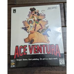 New Vintage Ace Ventura Big Box (PC, 1996) Factory Sealed - Rare